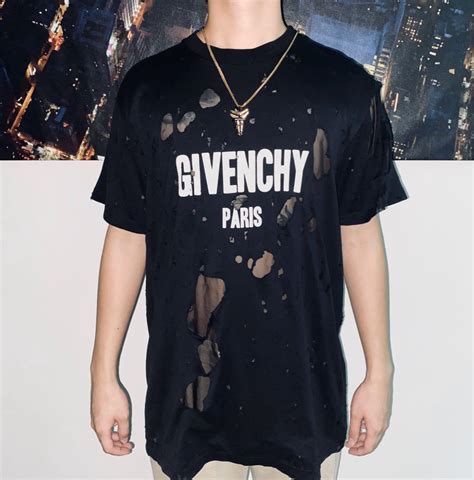 givenchy destroyed red|givenchy t shirts men.